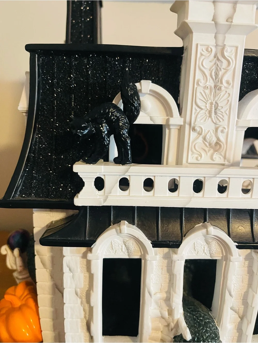 BBW 2024 Black and White Haunted Manor Holiday Luminary